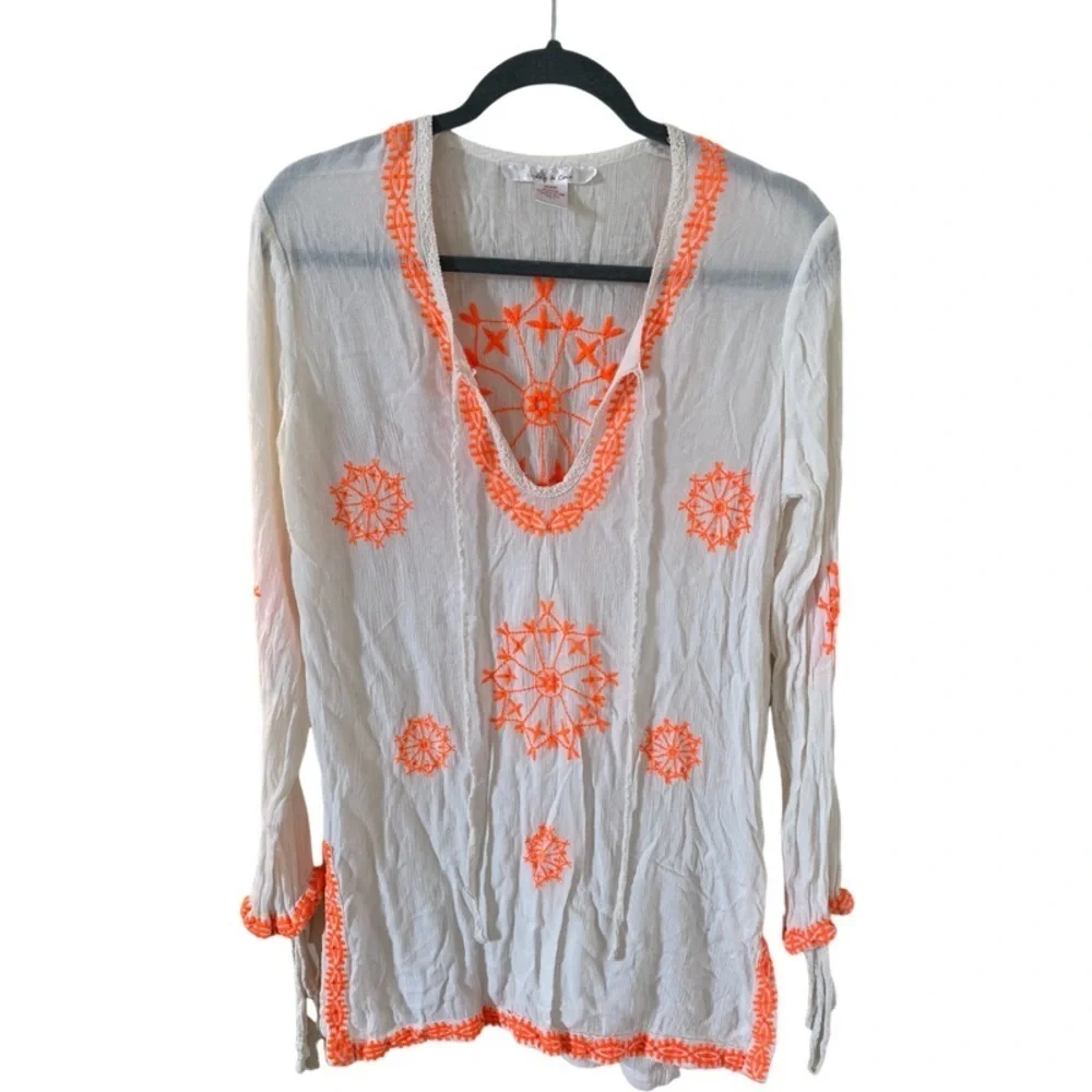 Lucky & Coco beach cover up. Size S. 100% rayon- breezy and comfy!